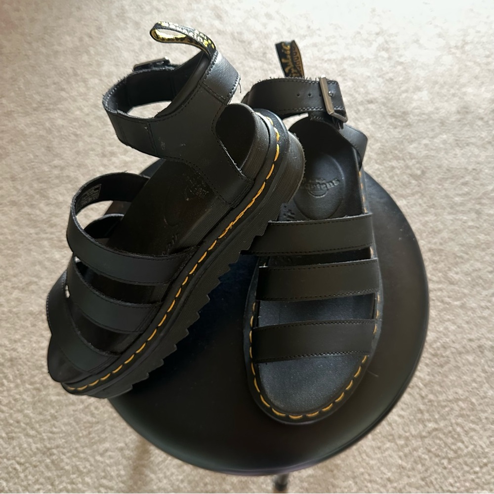 Dr. Martens Athena Leather Strap Sandals